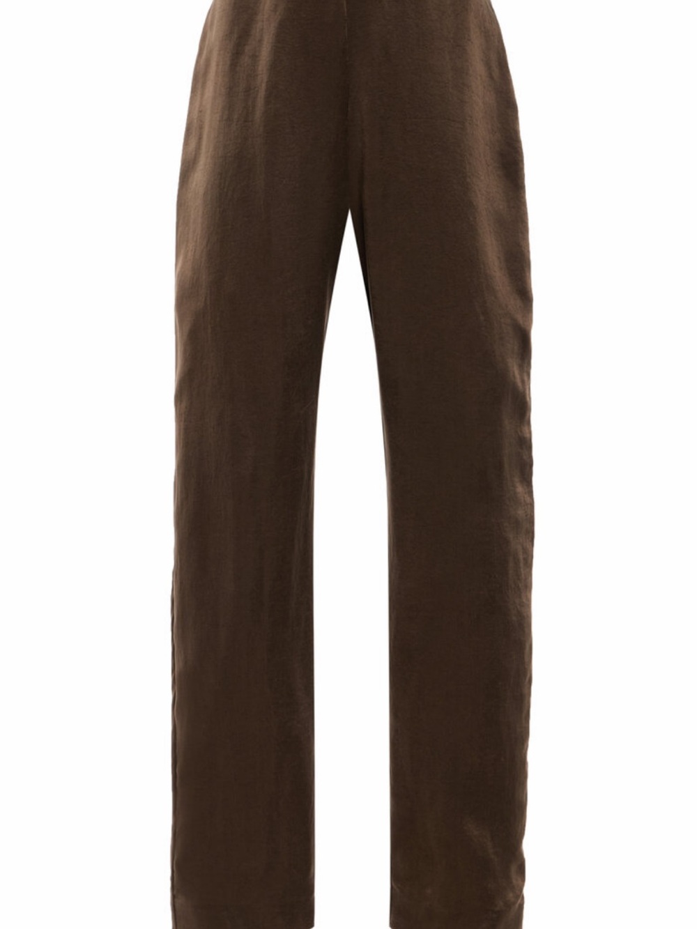 The Row Miros Cupro Straight Leg Pants